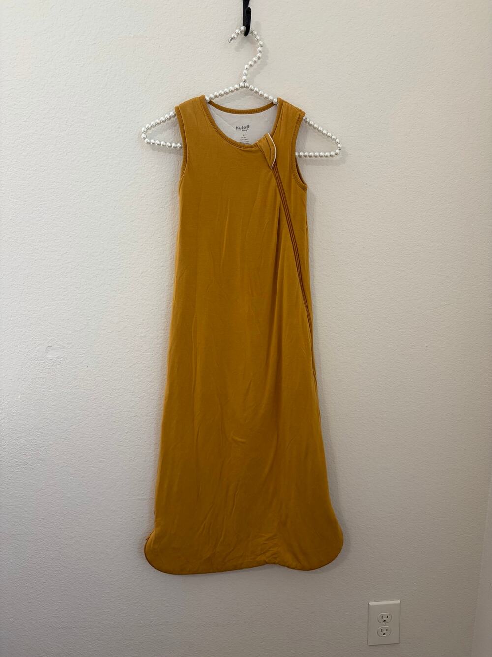 Kyte Baby Sleep Sack Size Large 1.0 TOG Toddler Bamboo Mustard Yellow Comfort